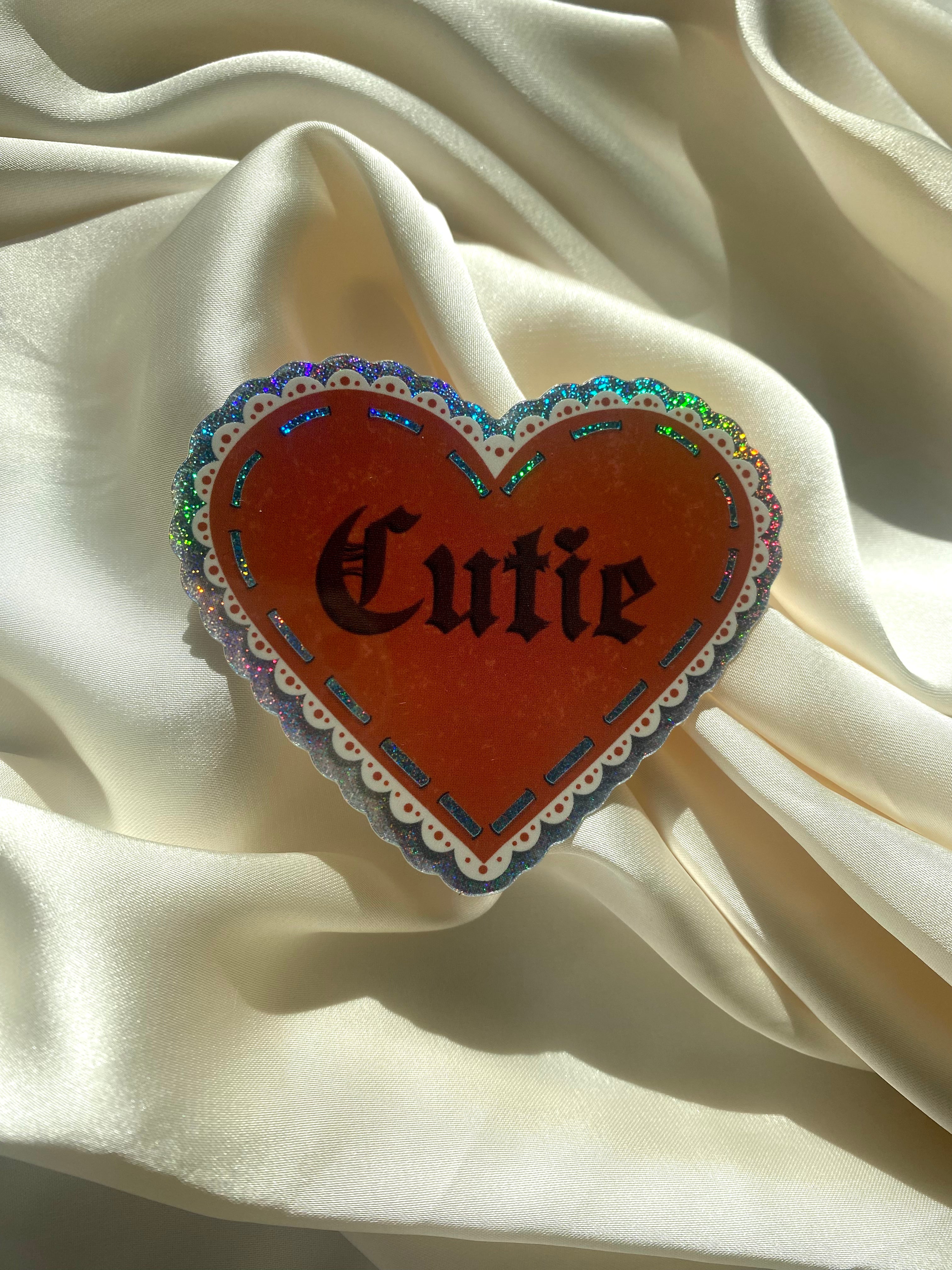 Cutie Glitter Sticker