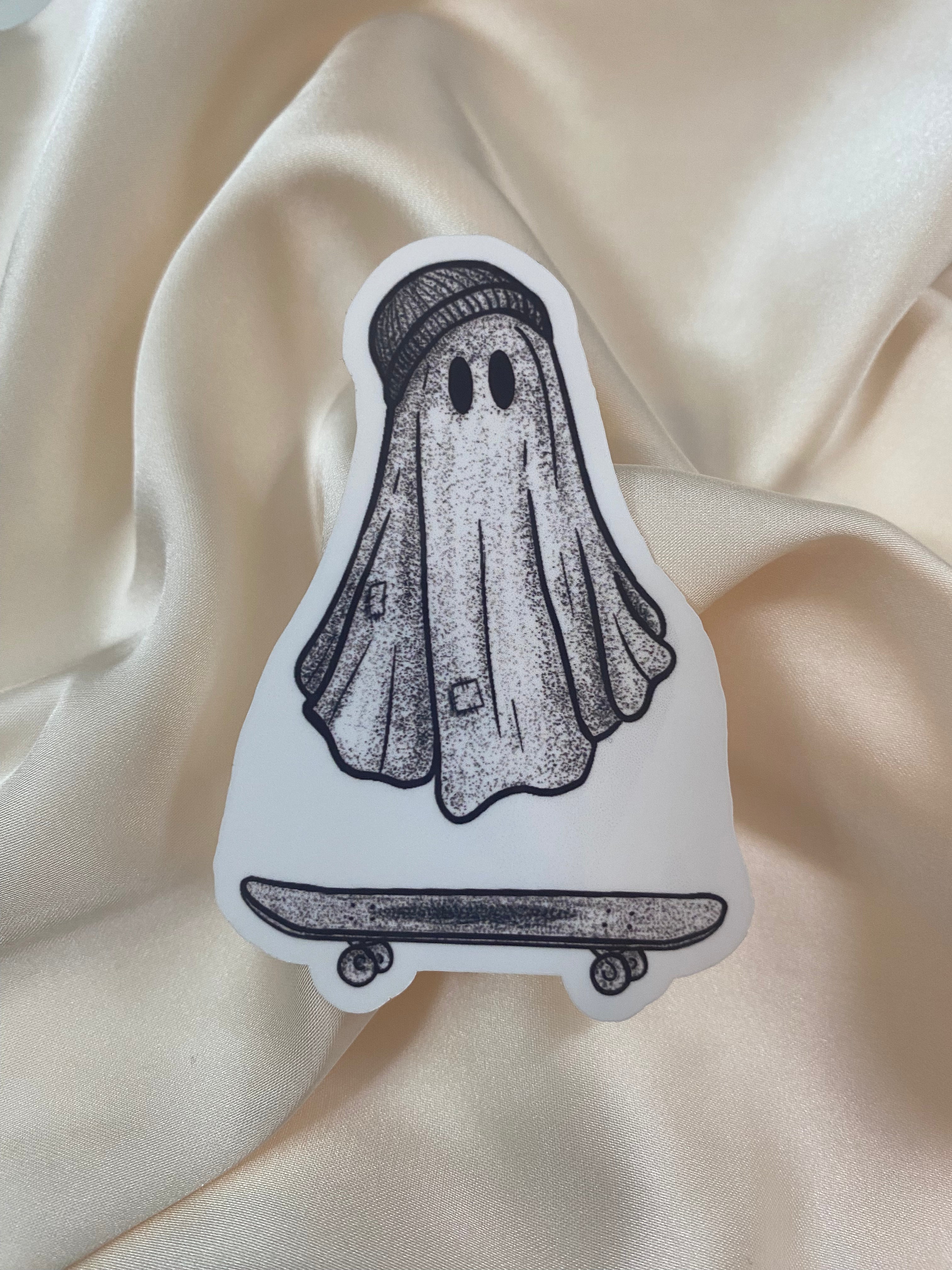 Skate Ghost Sticker