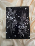 Floral Dagger Print
