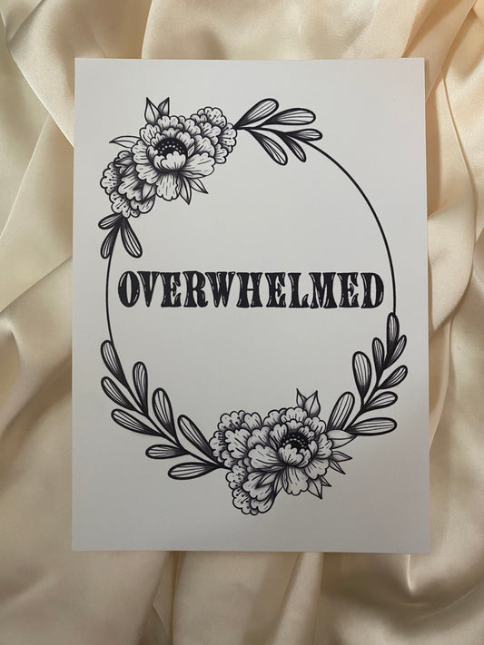 Overwhelmed Print