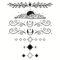 Moon and Stars chapter headers