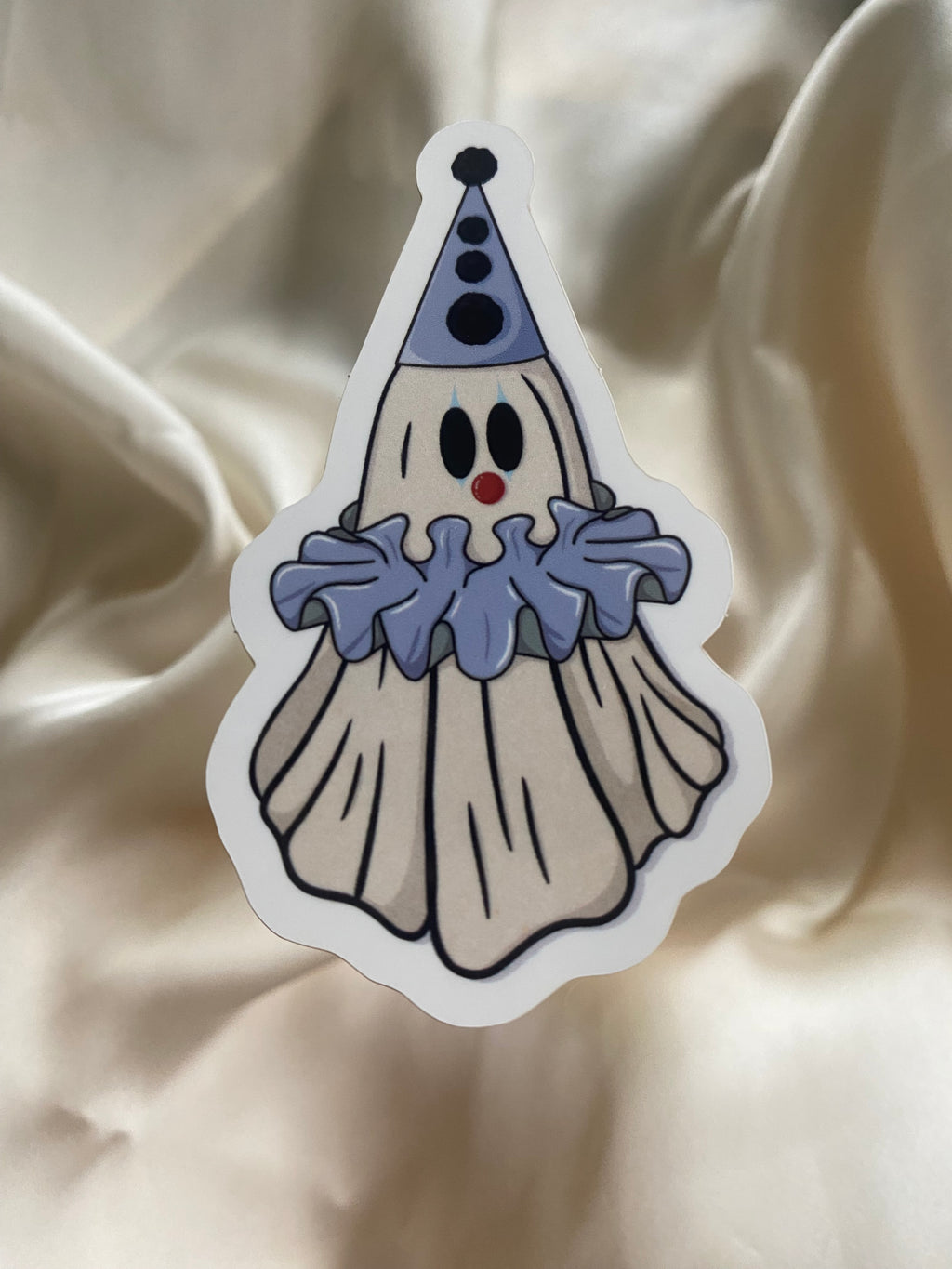 Clown Ghost Sticker