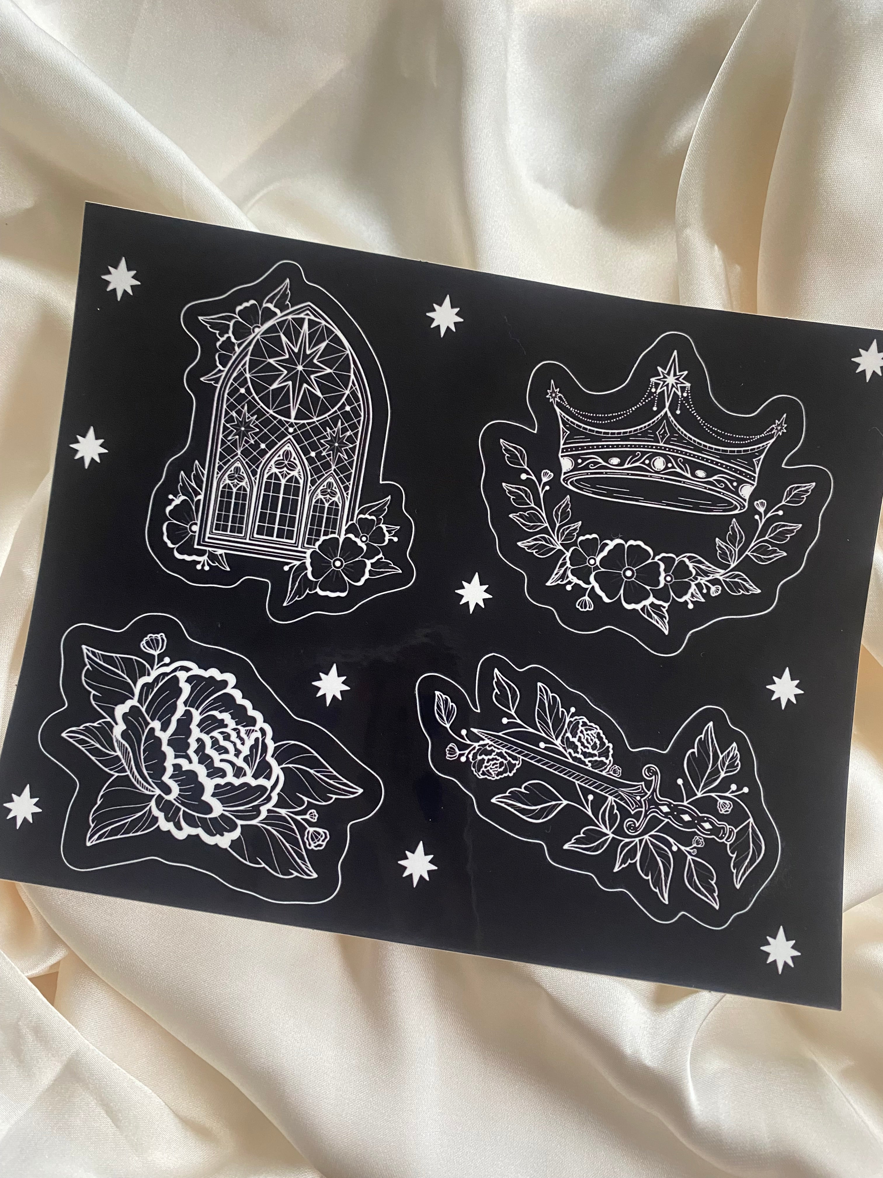 Floral Fantasy Sticker Sheet