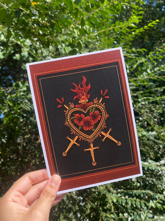 Three of Swords Print