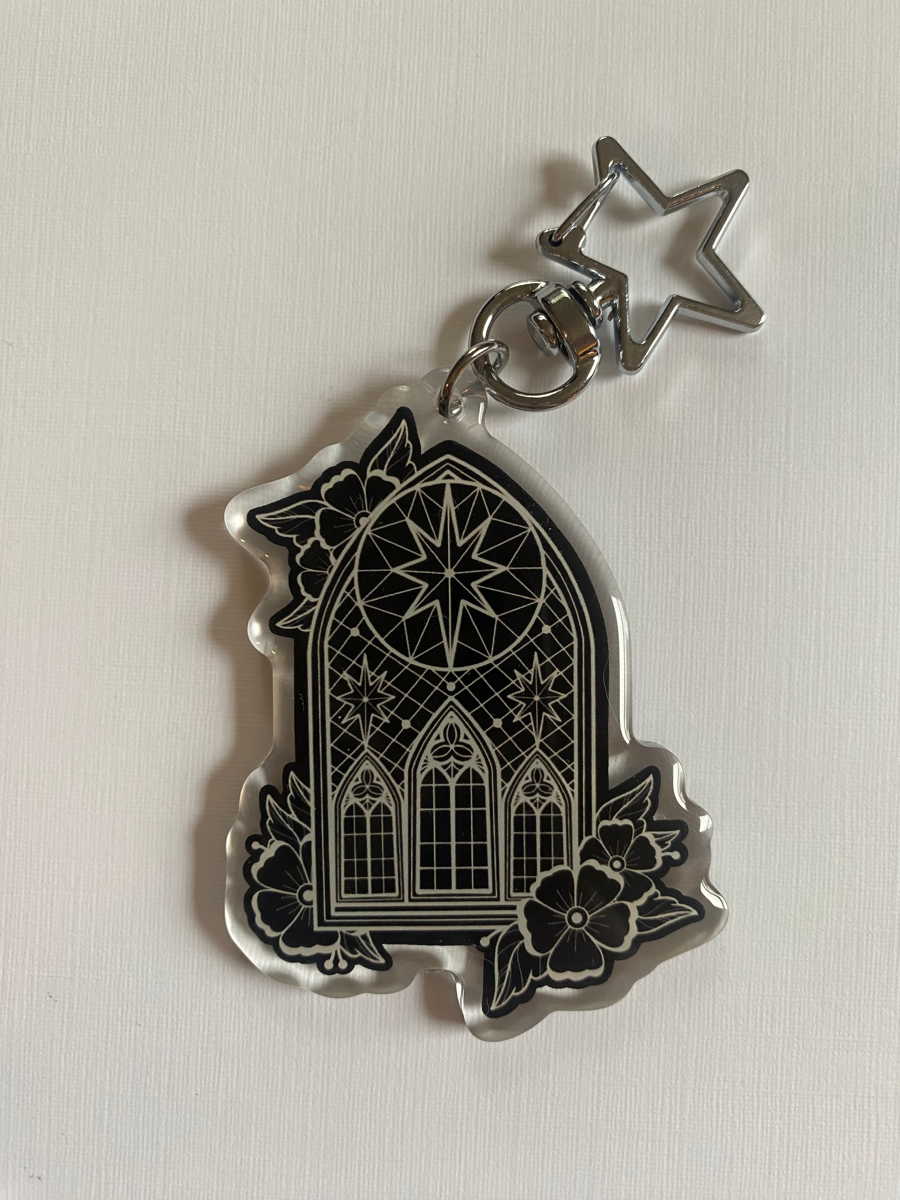 Stain Glass Window Keychain