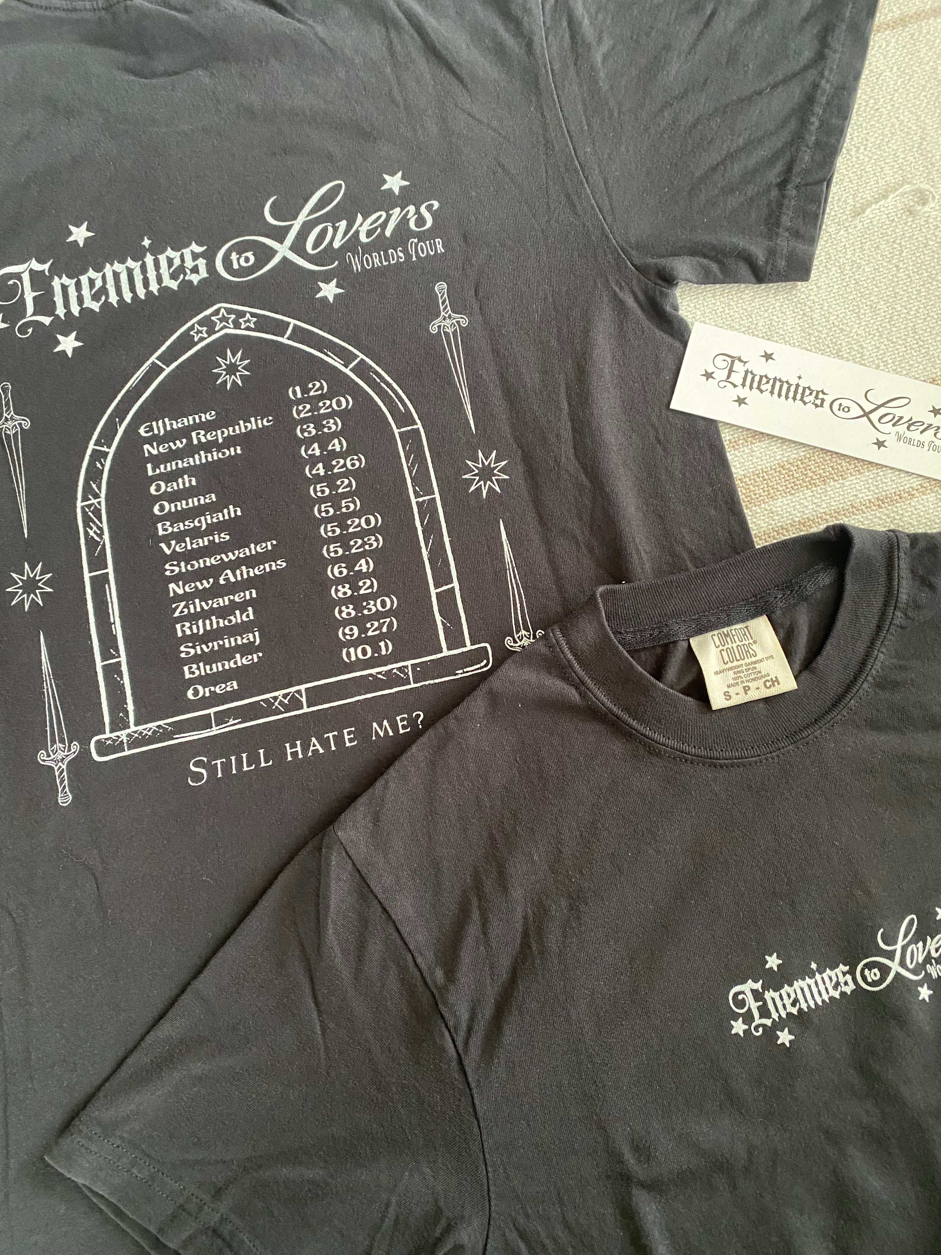 Enemies to Lovers Worlds Tour Tee (PRE ORDER)