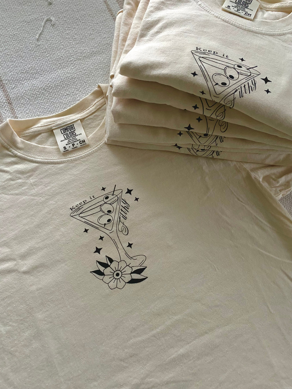 Dirty Martini Cropped Tee (PRE ORDER)