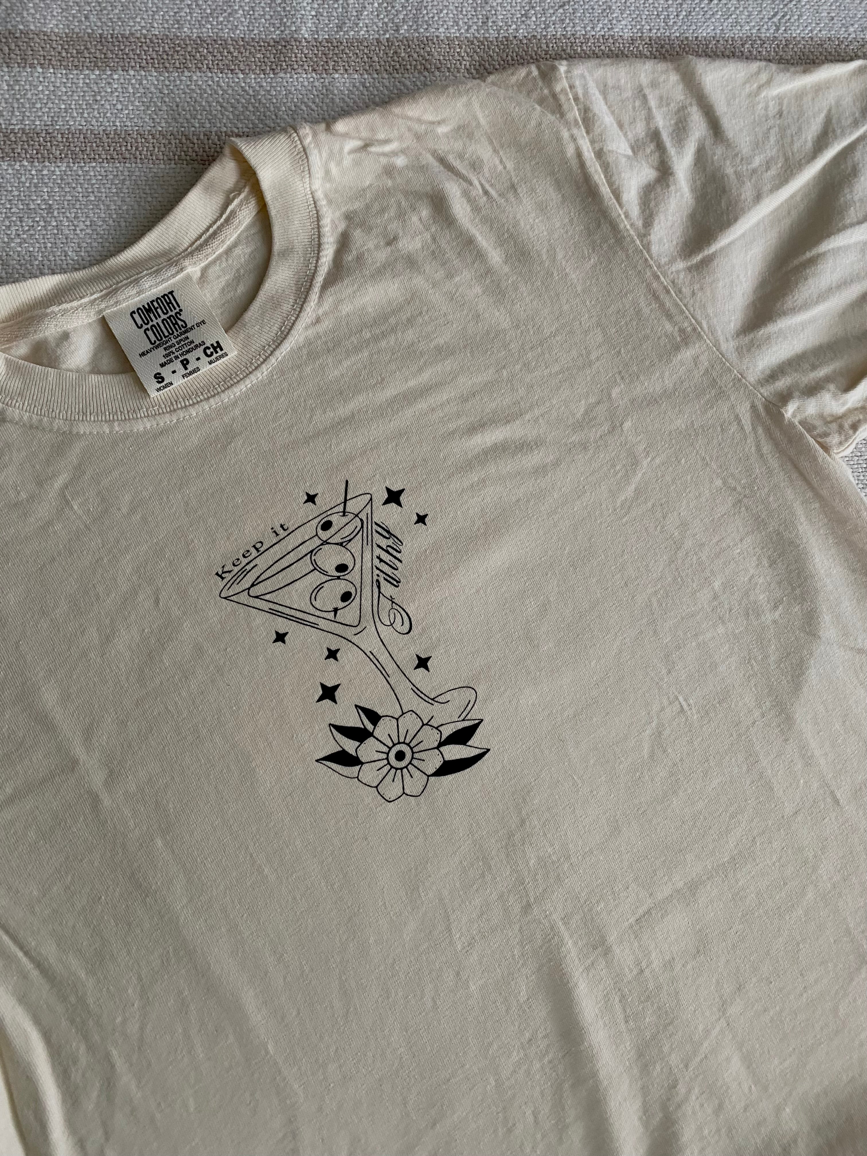 Dirty Martini Cropped Tee (PRE ORDER)