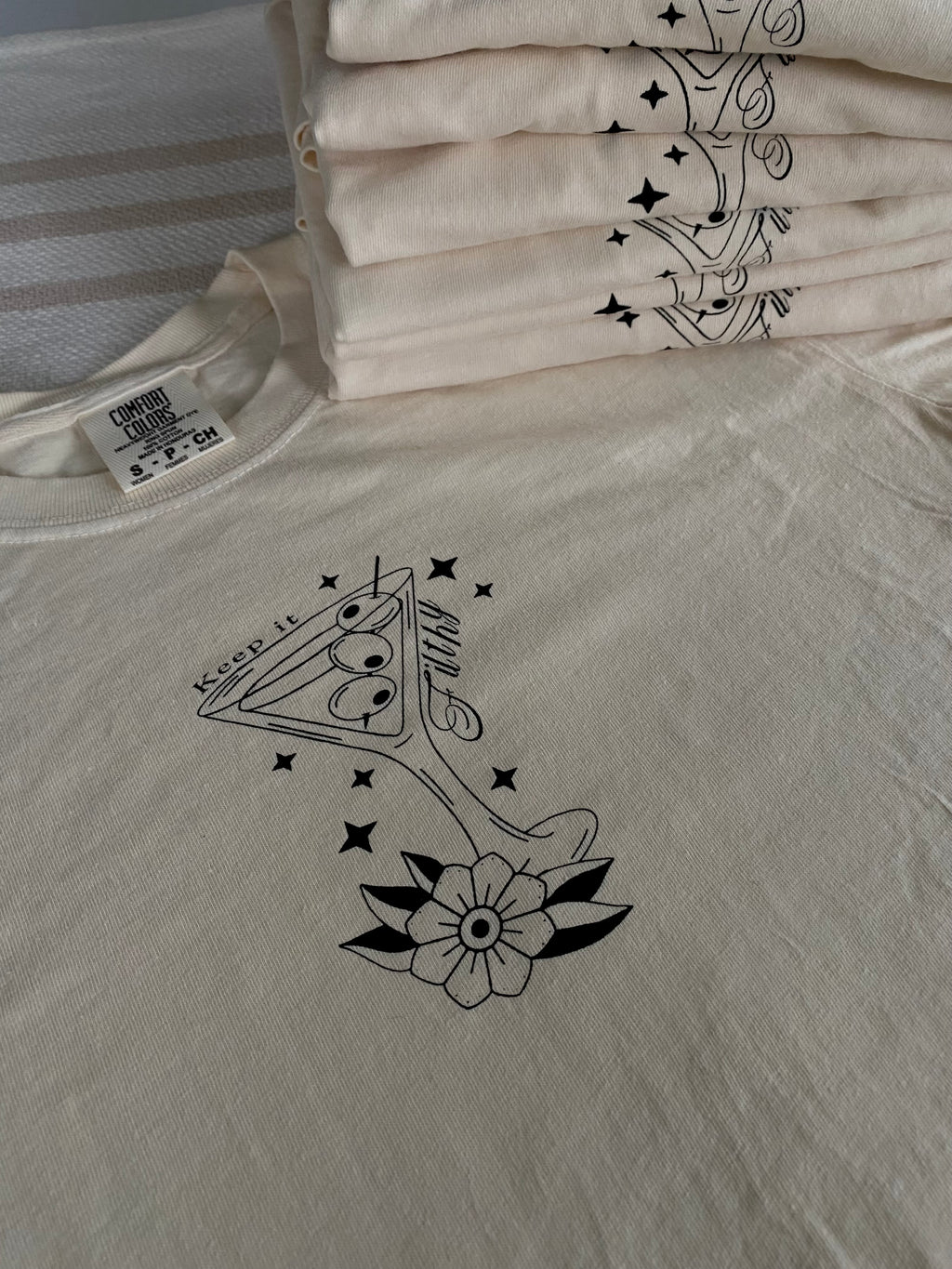 Dirty Martini Cropped Tee (PRE ORDER)