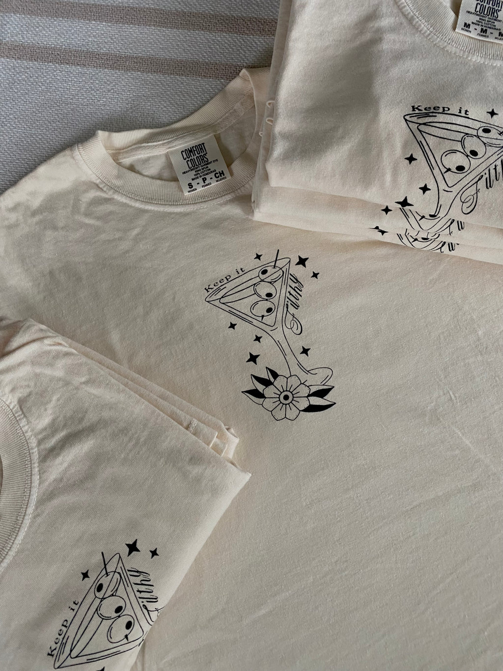 Dirty Martini Cropped Tee (PRE ORDER)