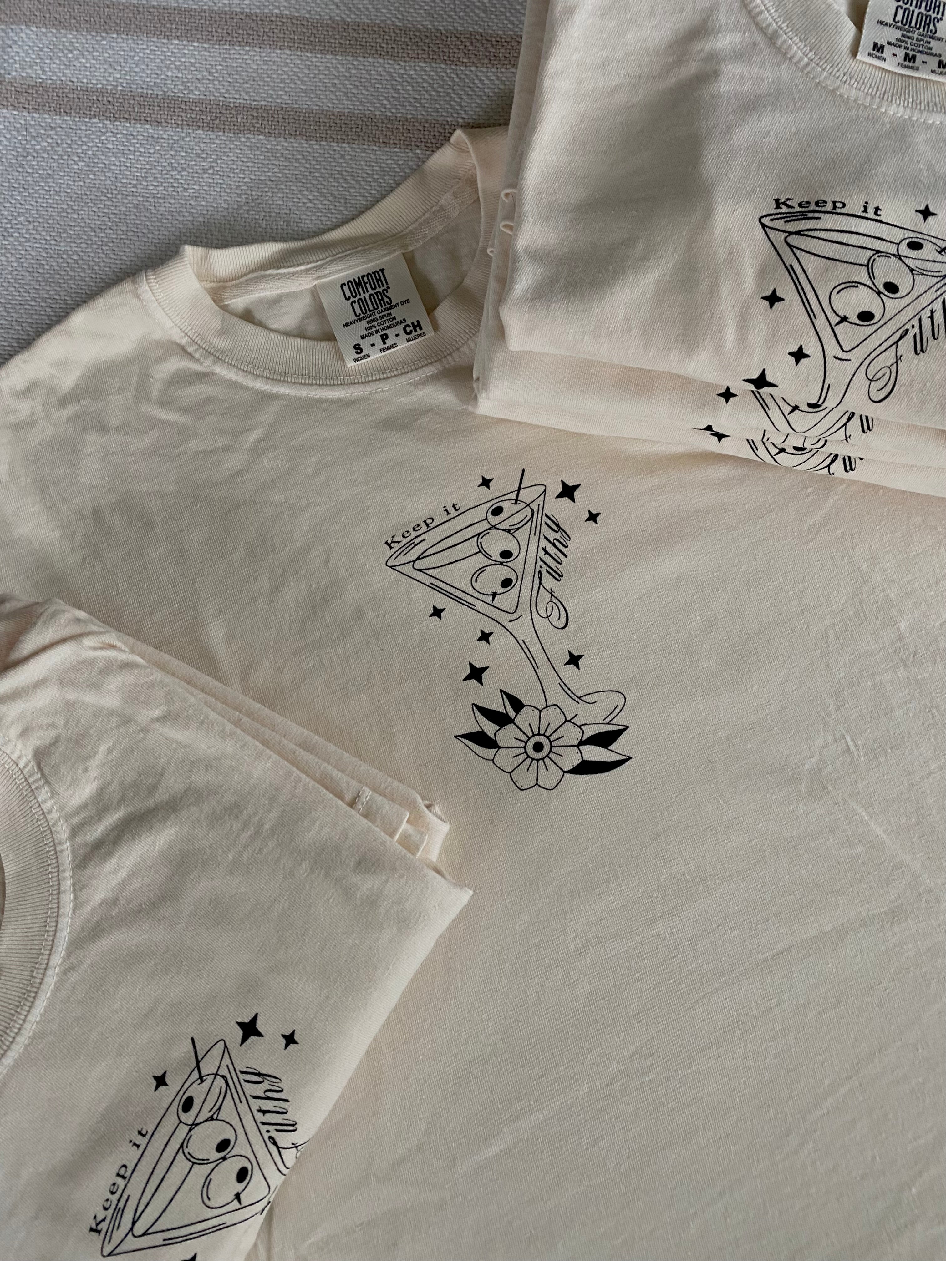 Dirty Martini Cropped Tee (PRE ORDER)