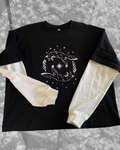 Fox Layered Contrast Sleeve Tee PREORDER