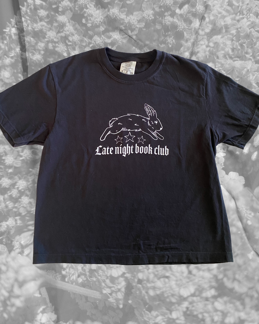 Late Night Book Club Boxy Cropped Tee PREORDER