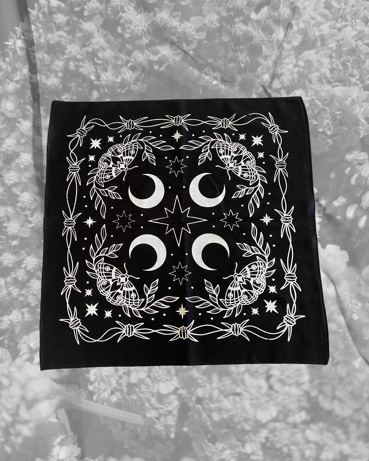 Midnight Moth Bandana