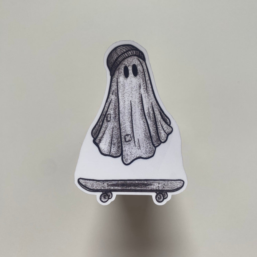 Skate Ghost Sticker