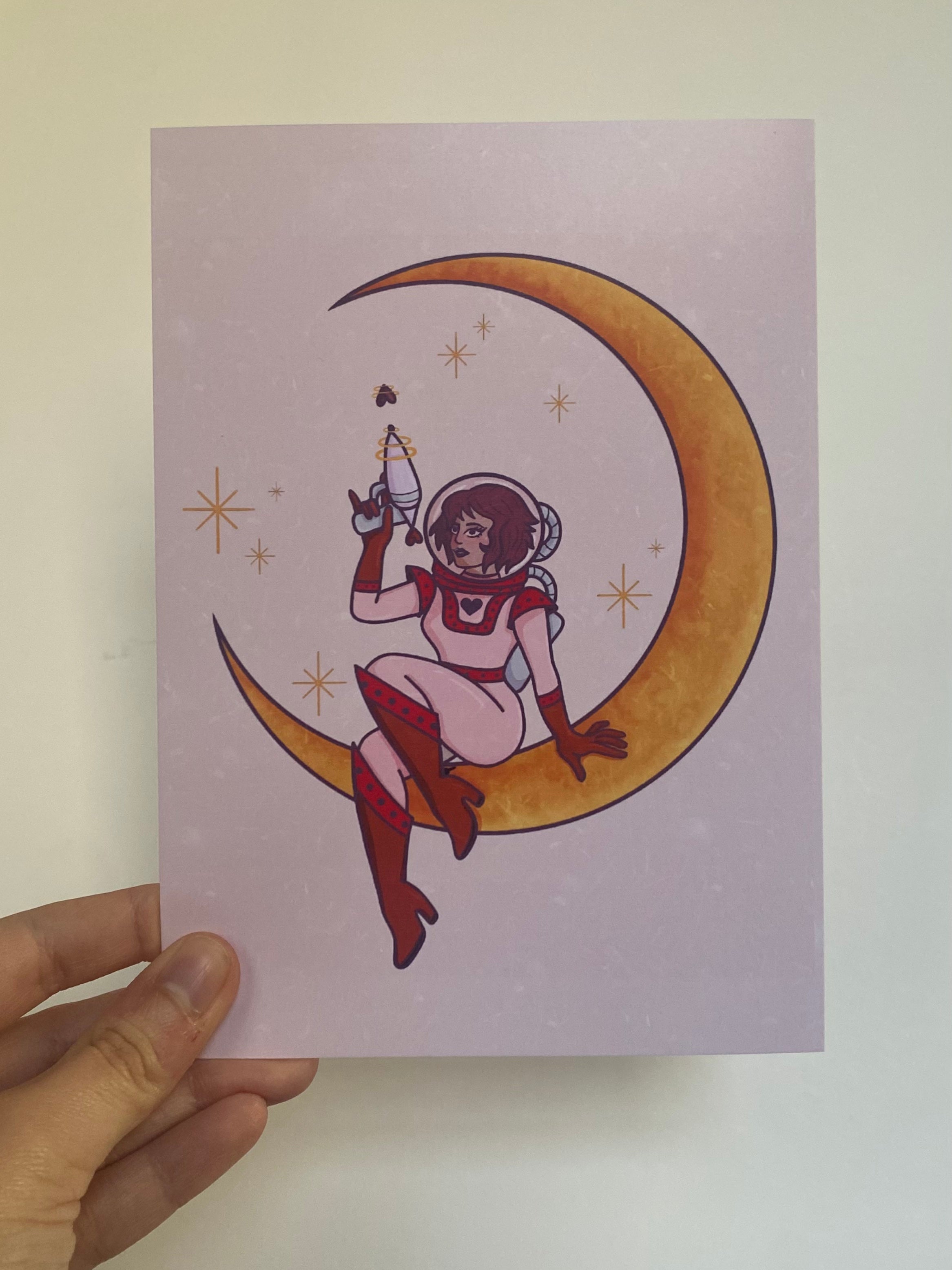 Space Girl Print