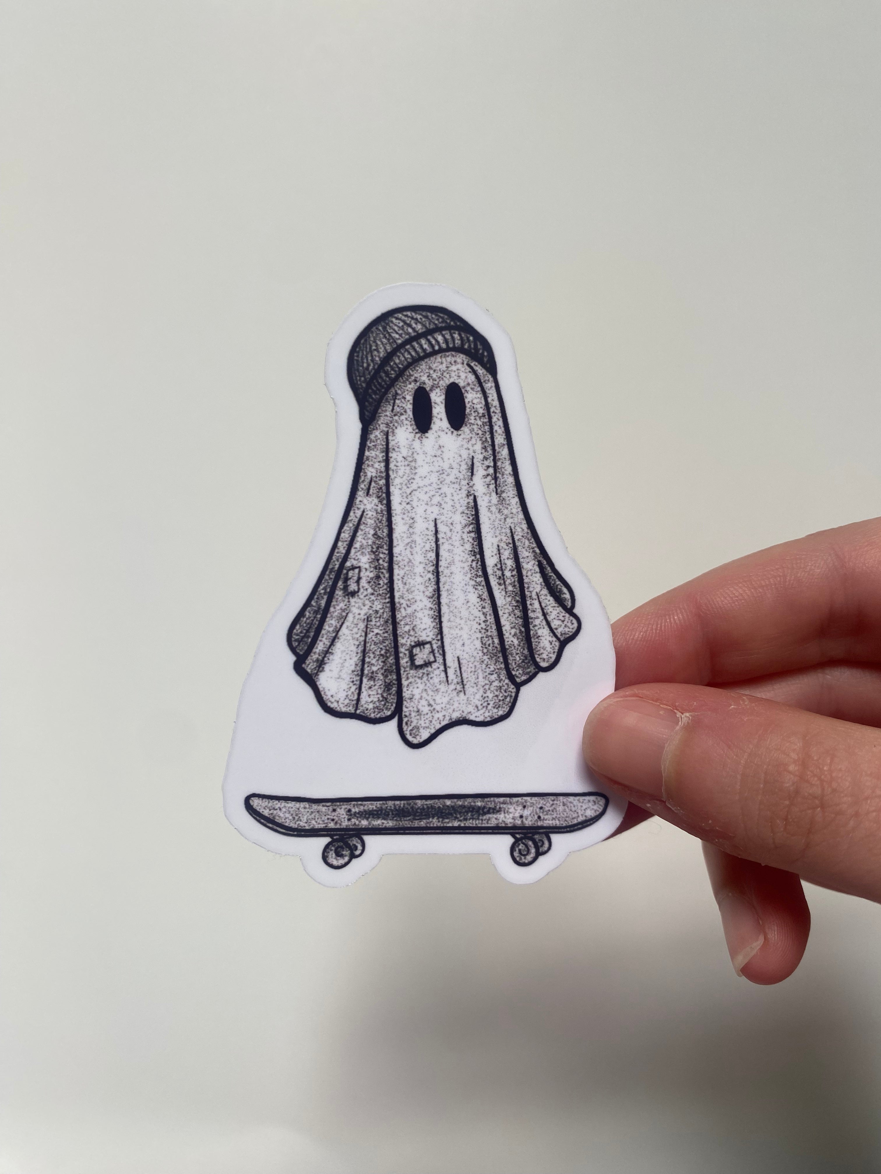 Skate Ghost Sticker